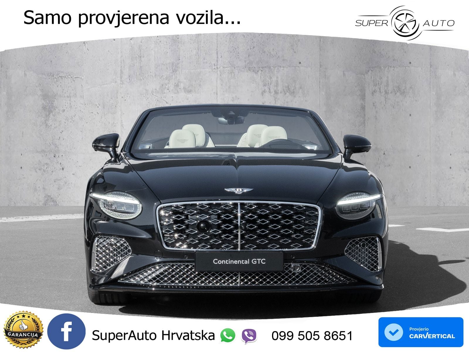 Bentley Continental GTC IV 4.0 V8 TFSi (782 KS) AWD DCT ZRAČNI+ACC+GR SJED+KAM