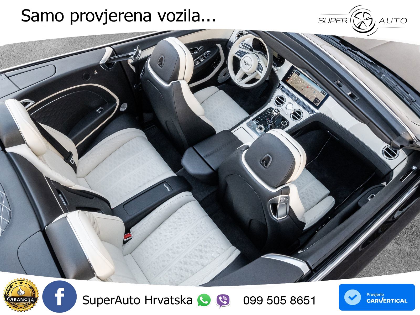 Bentley Continental GTC IV 4.0 V8 TFSi (782 KS) AWD DCT ZRAČNI+ACC+GR SJED+KAM