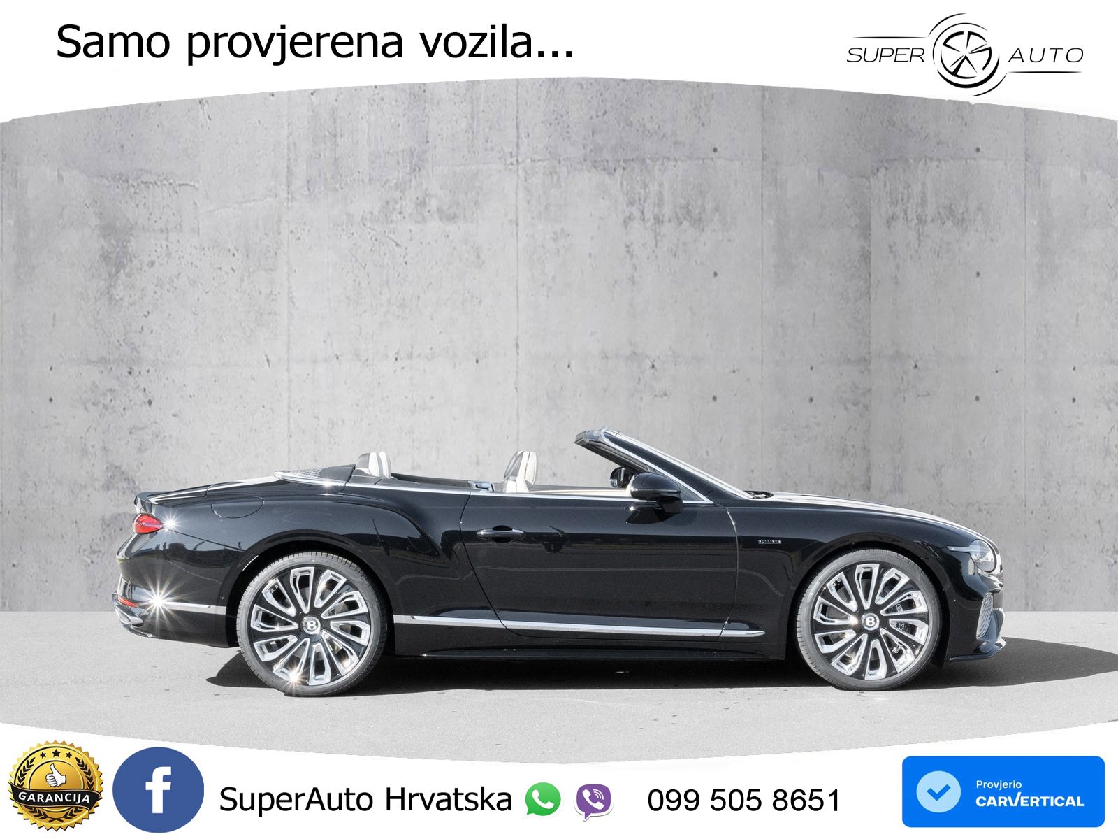 Bentley Continental GTC IV 4.0 V8 TFSi (782 KS) AWD DCT ZRAČNI+ACC+GR SJED+KAM