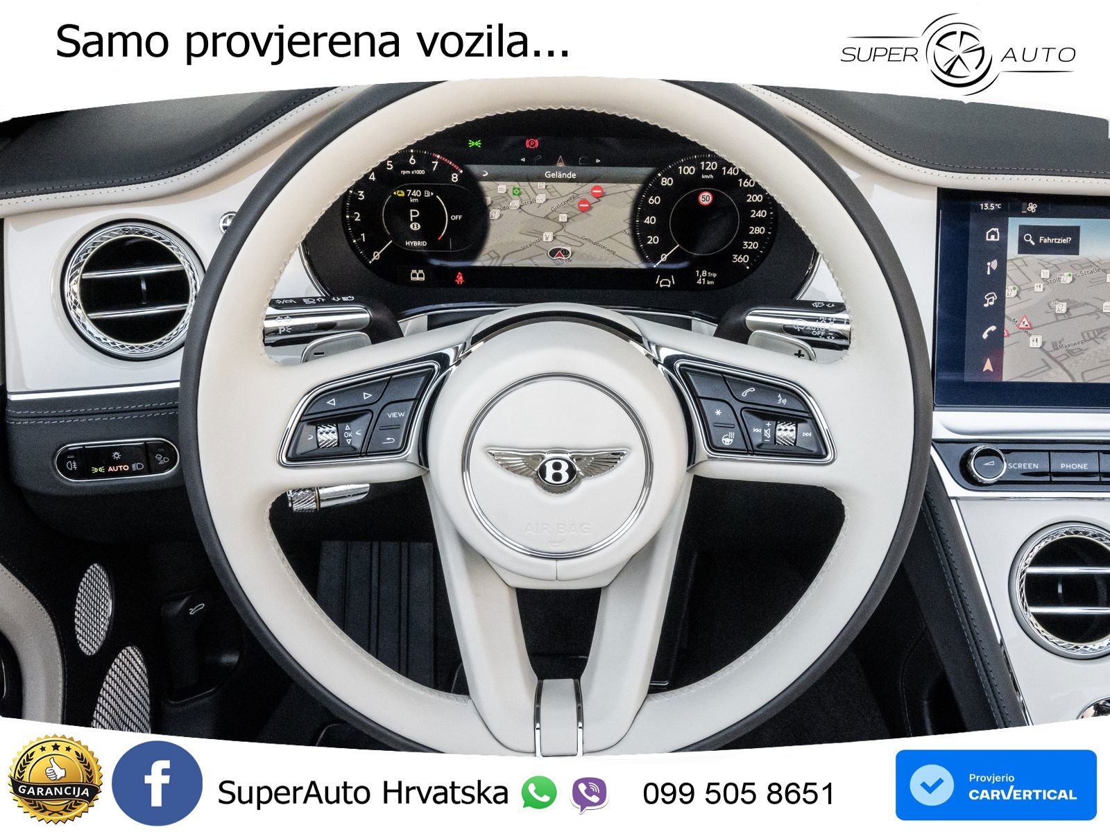 Bentley Continental GTC IV 4.0 V8 TFSi (782 KS) AWD DCT ZRAČNI+ACC+GR SJED+KAM