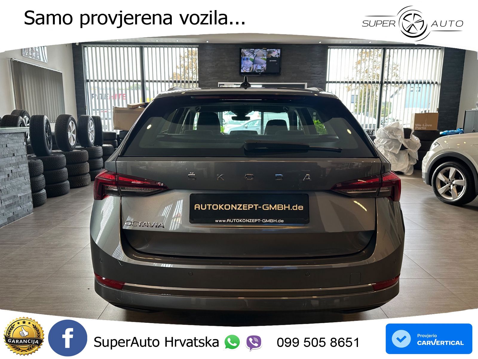 Škoda Octavia Combi 2.0 TDI (150 KS) DSG LED+GR SJED+ACC