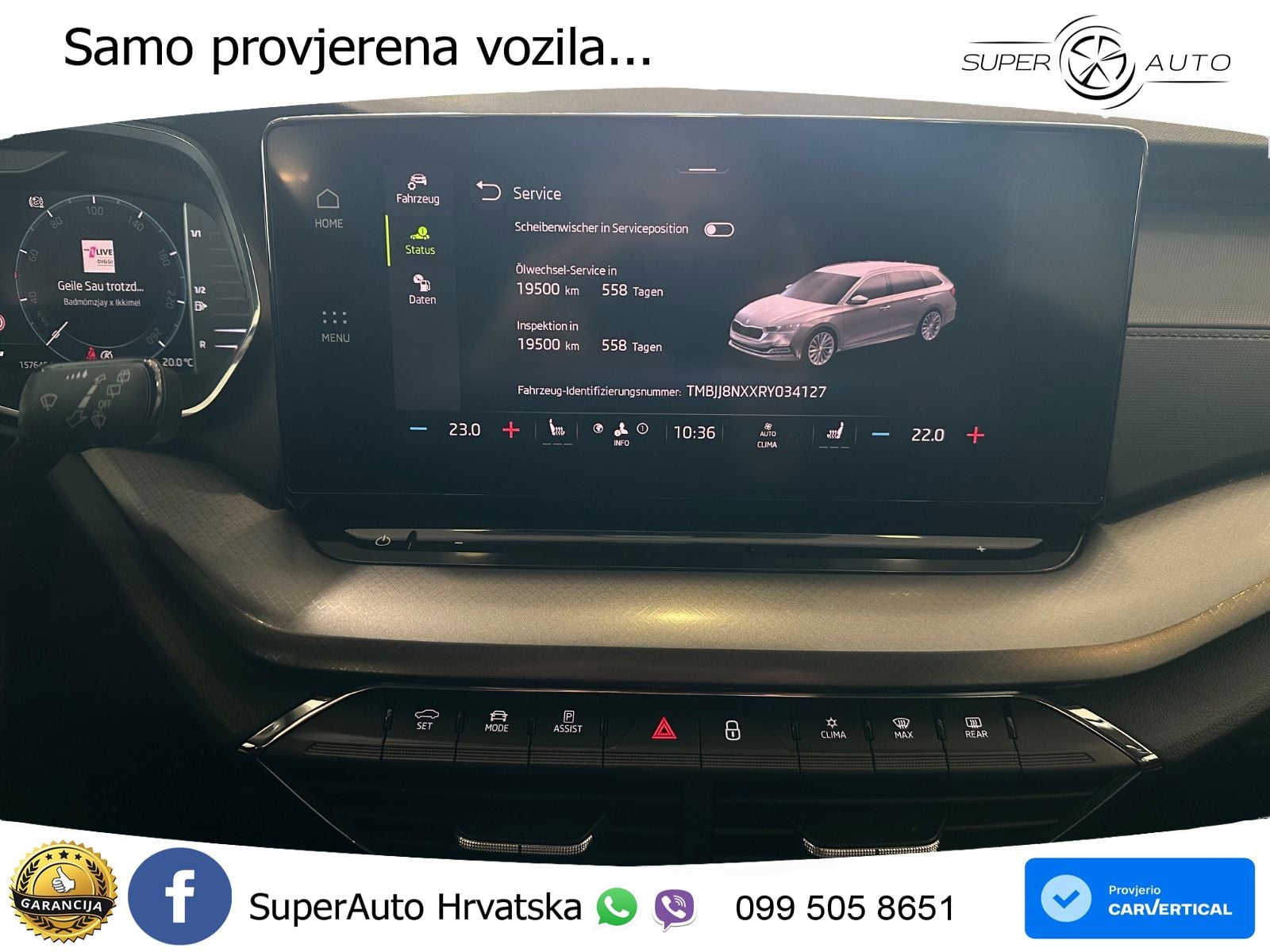 Škoda Octavia Combi 2.0 TDI (150 KS) DSG LED+GR SJED+ACC