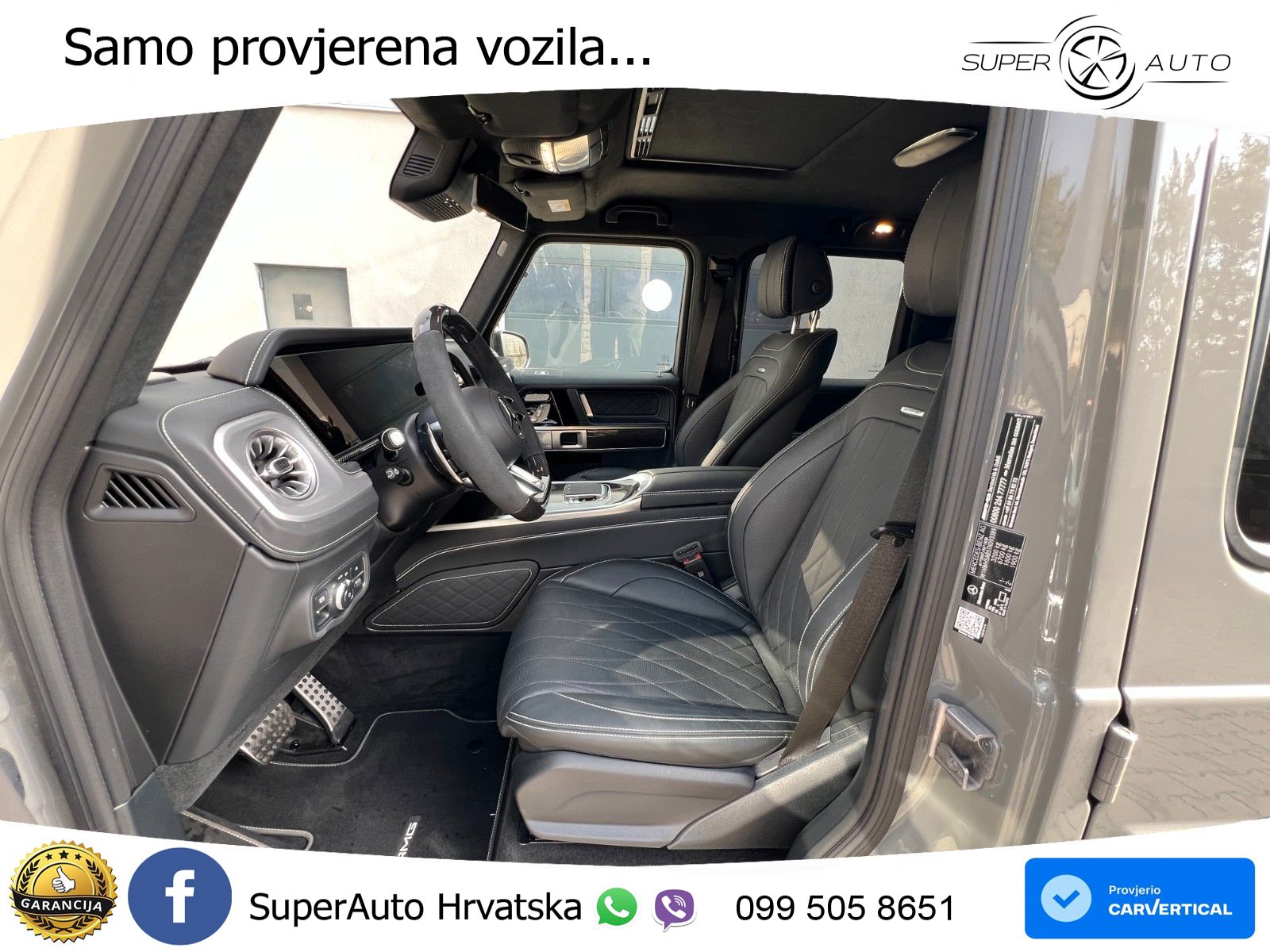 Mercedes AMG G 63 Long V8 (585 KS) 4MATIC 9G-TRONIC AMG SPEEDSHIFT TCT Superior LED+GR SJED+ACC