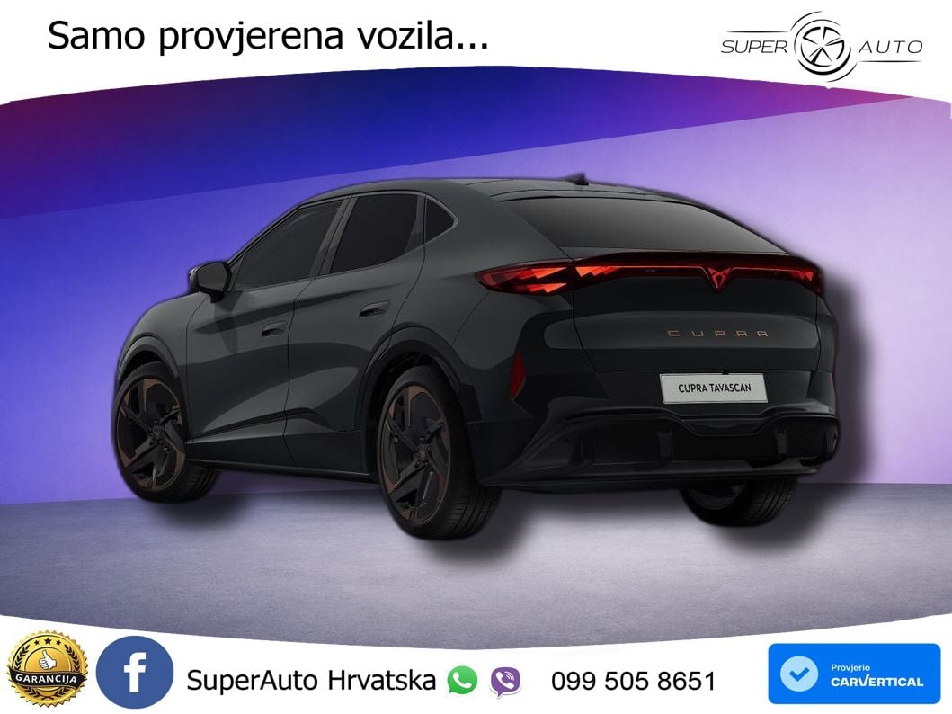 Cupra Tavascan 82 kWh (286 KS) MATRIX+GR SJED+KAM