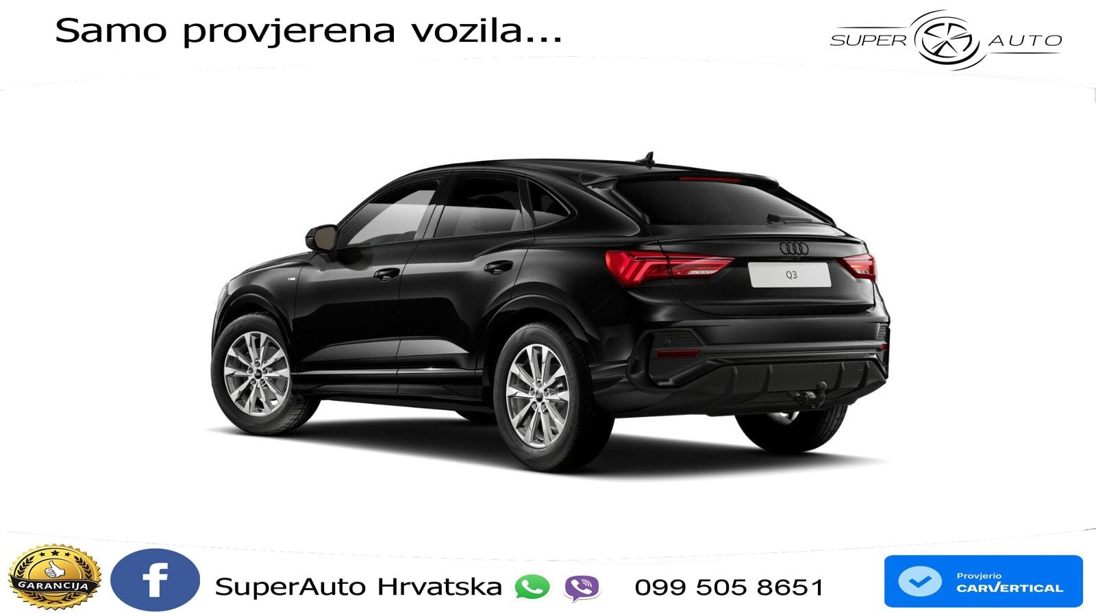 Audi Q3 Sportback 35 TDI (150 KS) S tronic S line LED+GR SJED+ACC