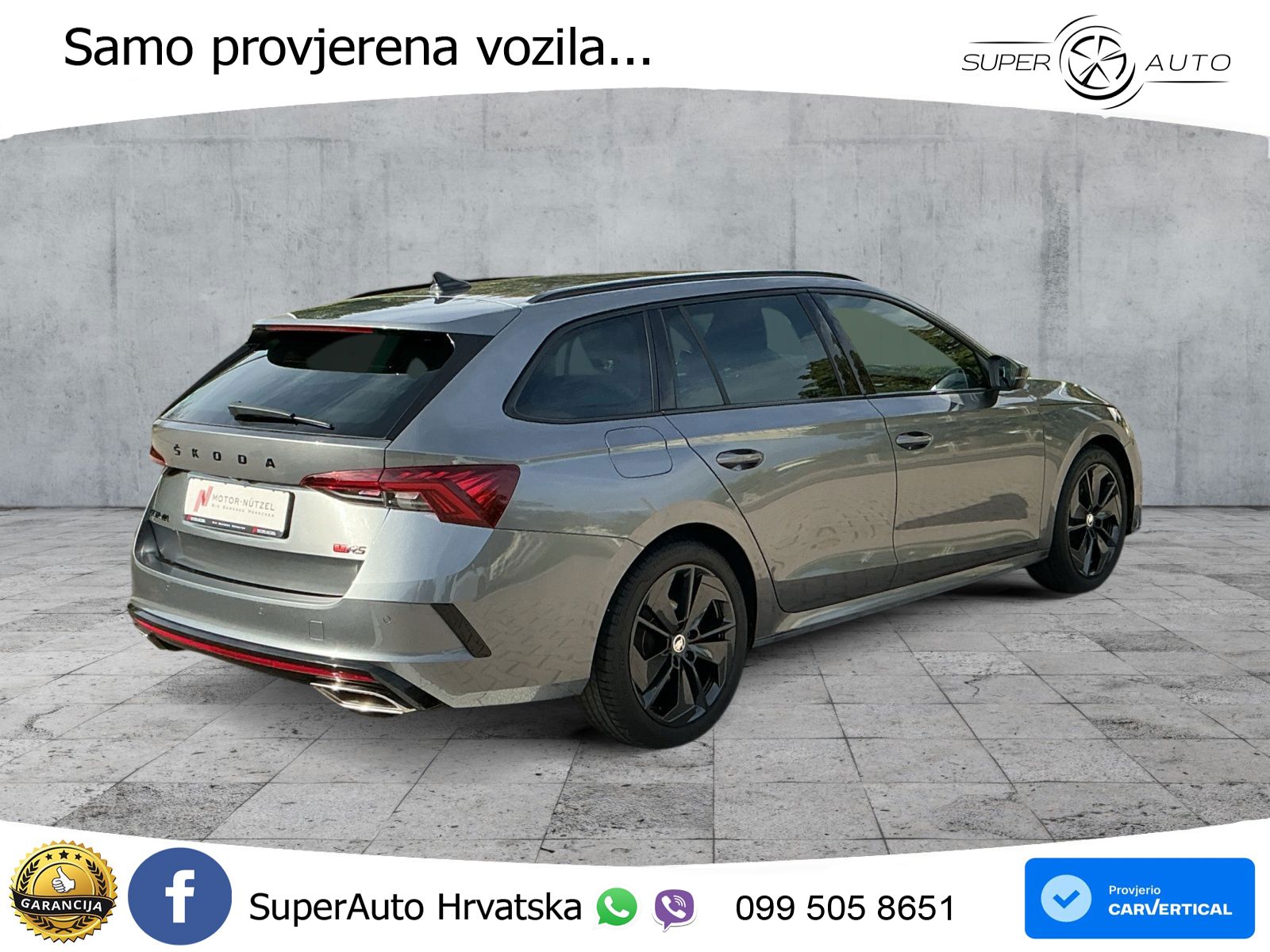 Škoda Octavia Combi RS 2.0 TDI (200 KS) DSG LED+GR SJED+ACC