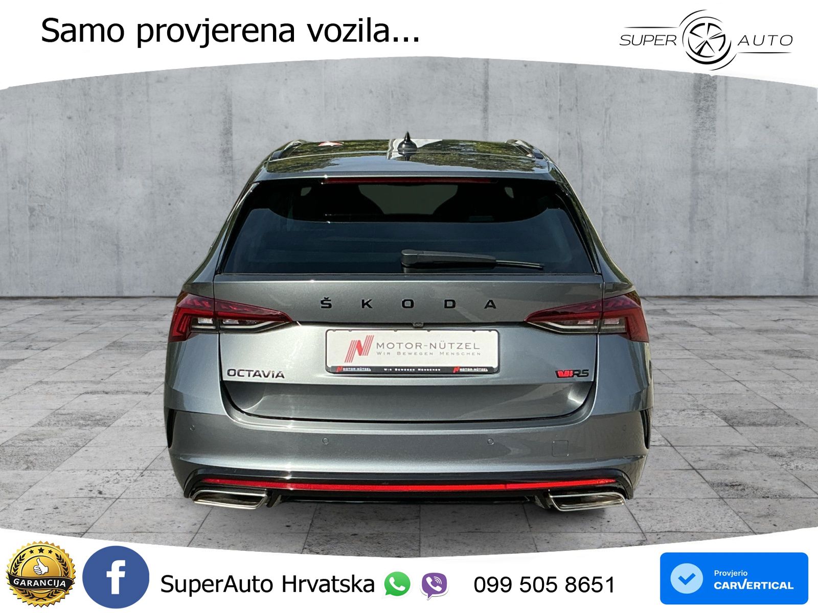 Škoda Octavia Combi RS 2.0 TDI (200 KS) DSG LED+GR SJED+ACC