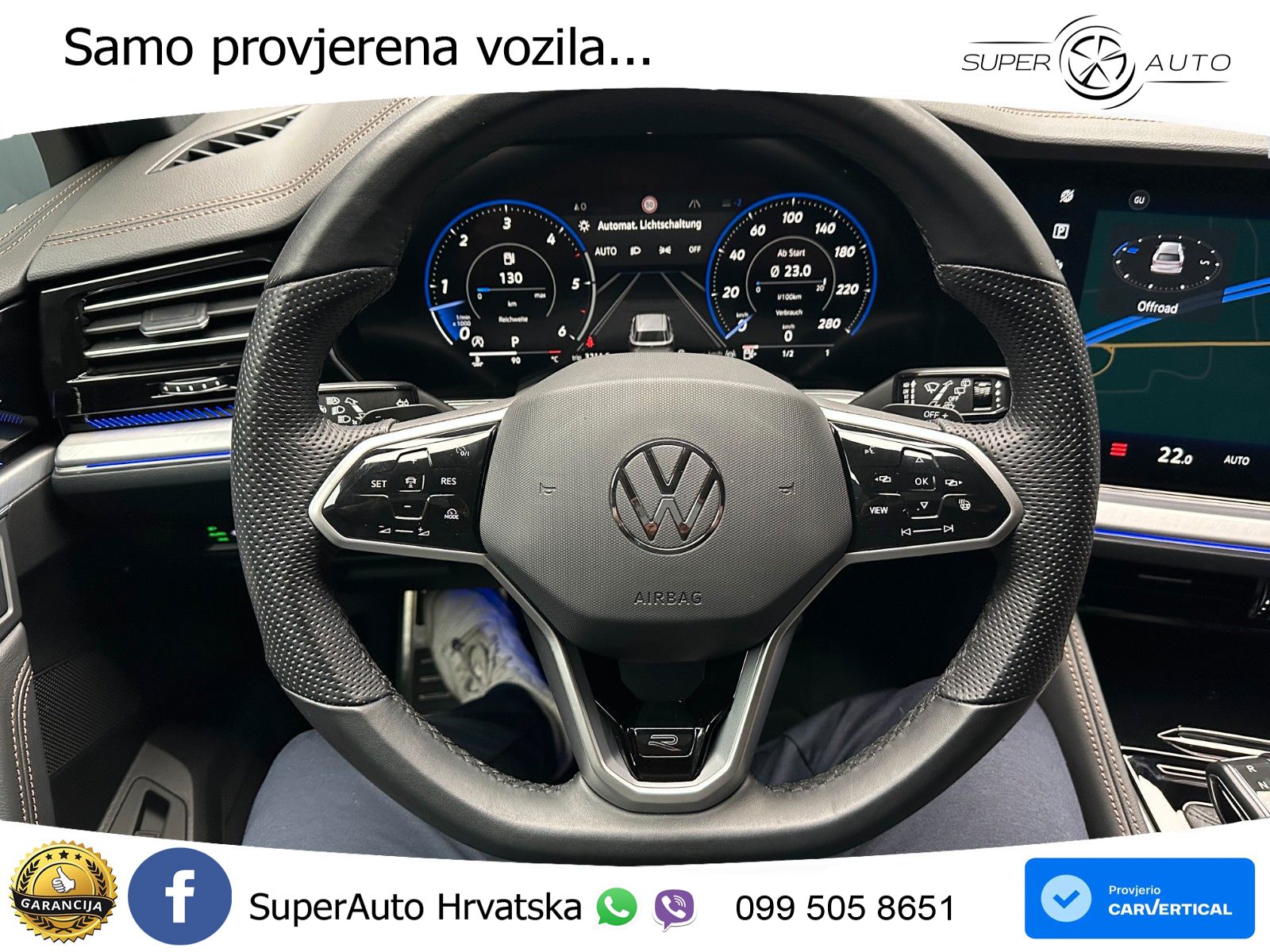 Volkswagen Touareg 3.0 V6 TDI (231 KS) 4MOTION Tiptronic R-Line LED+GR SJED+ACC