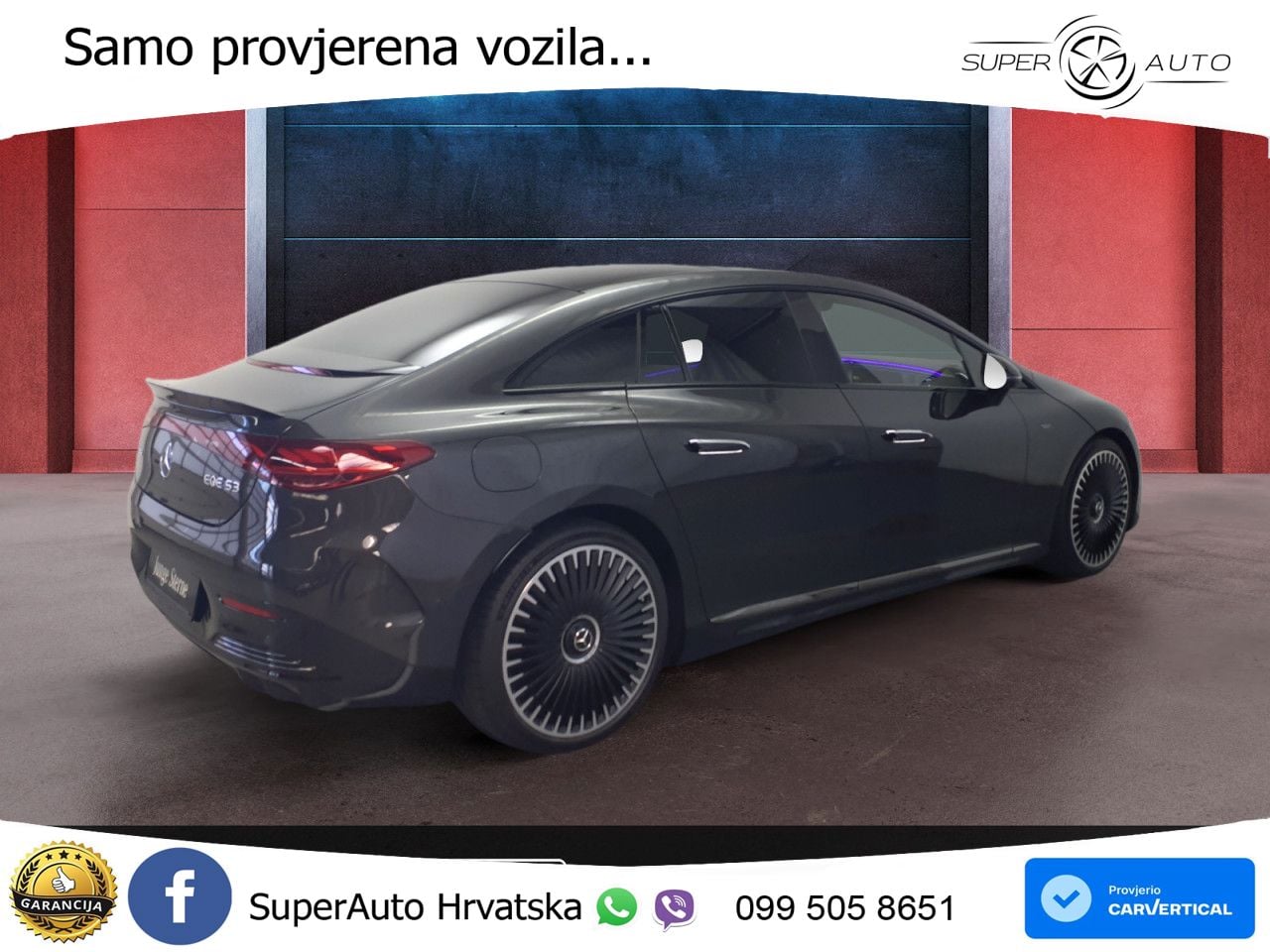Mercedes EQE AMG 53 100 kWh (625 KS) 4MATIC+ LED+GR SJED+ACC