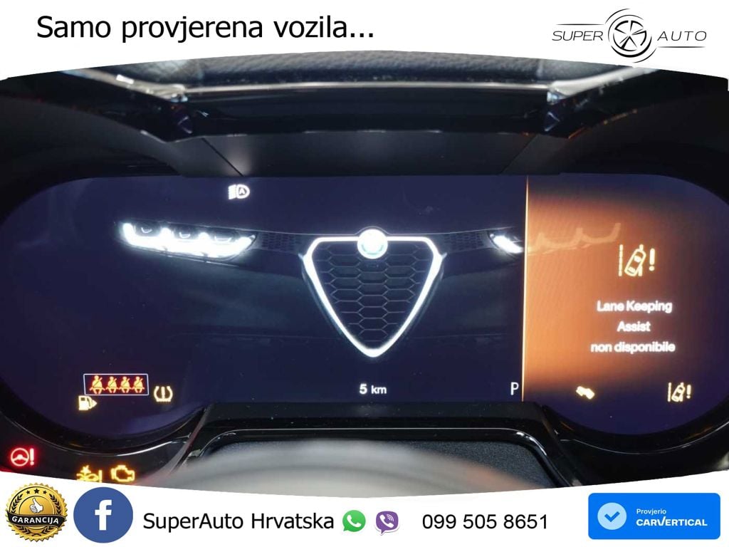 Alfa Romeo Tonale 1.5 VGT (160 KS) 48V-Hybrid TCT LED+GR SJED+ACC