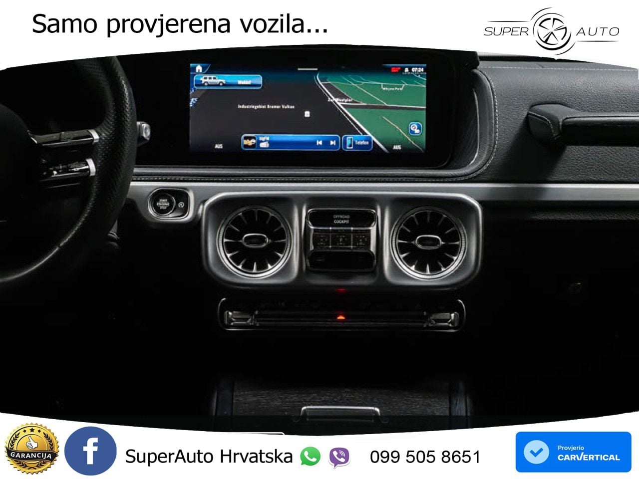 Mercedes G 450d Long (367 KS) 4MATIC 9G-TRONIC Exclusive LED+GR SJED+ACC