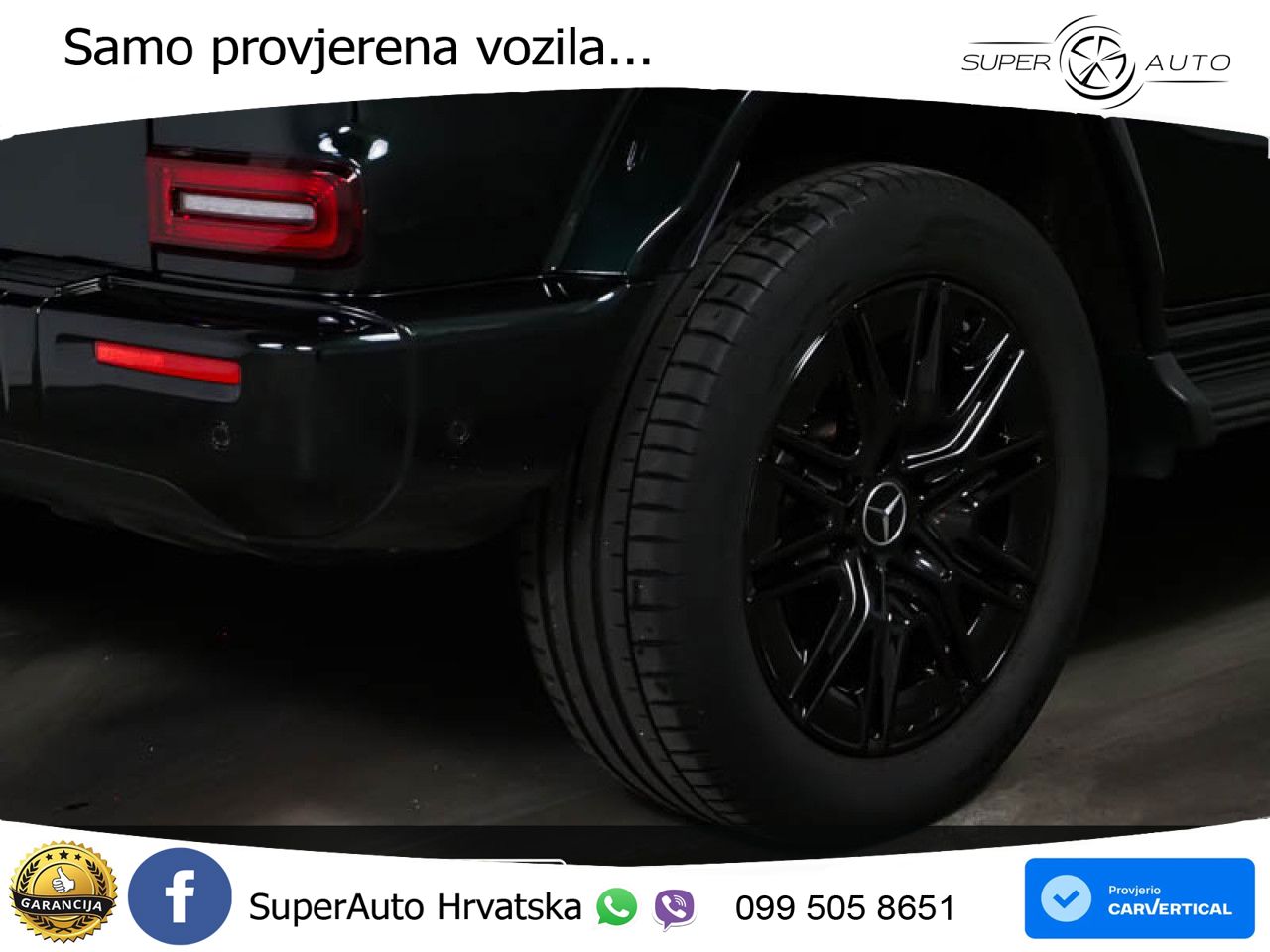 Mercedes G 450d Long (367 KS) 4MATIC 9G-TRONIC Exclusive LED+GR SJED+ACC