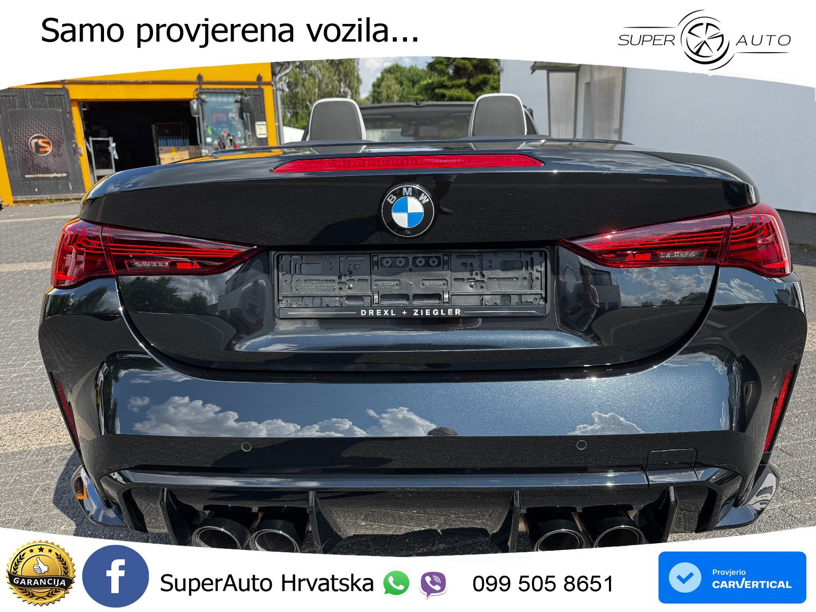 BMW M4 Convertible Competition 3.0 (530 KS) xDrive Steptronic MATRIX+GR SJED+KAM