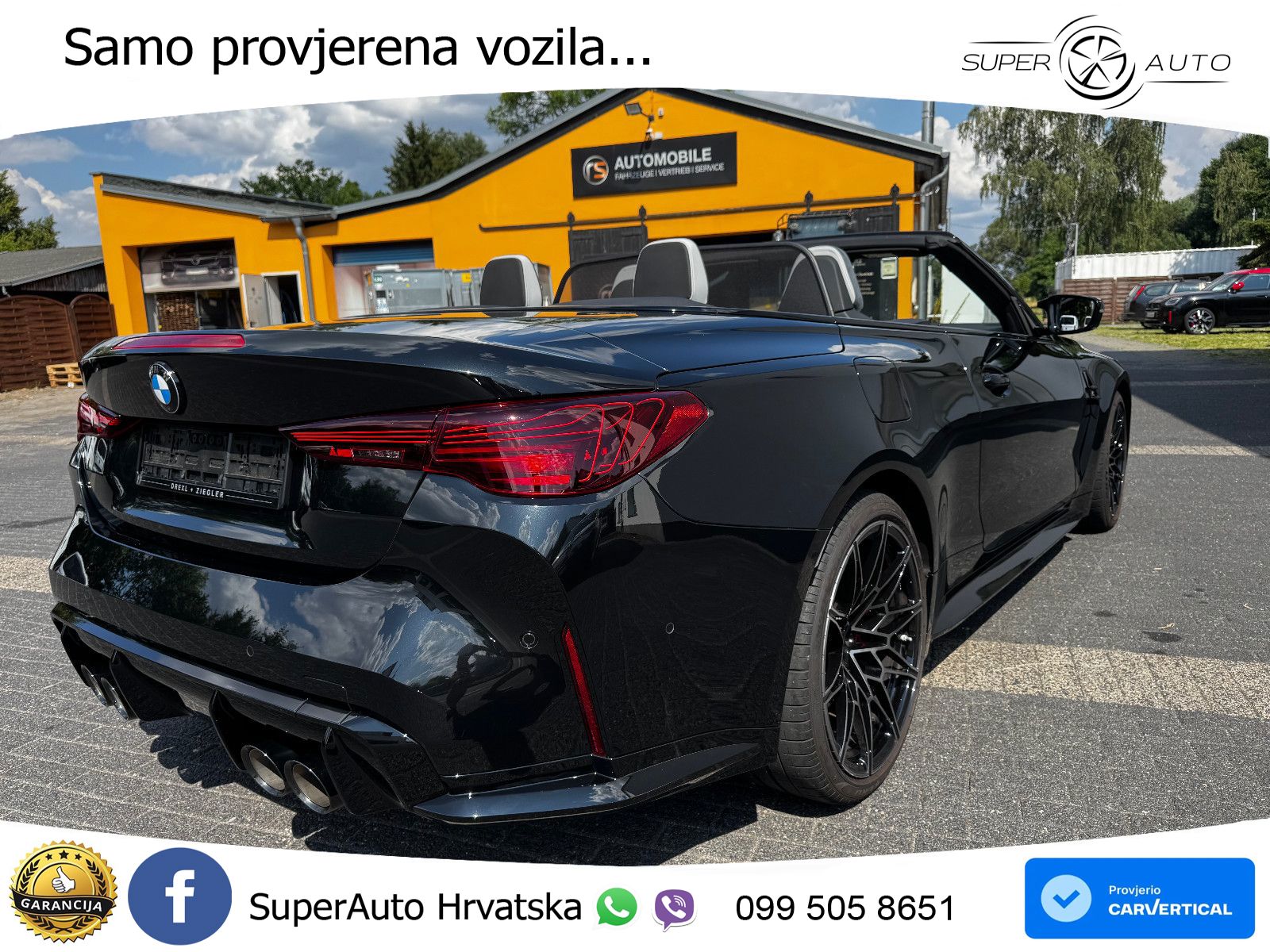 BMW M4 Convertible Competition 3.0 (530 KS) xDrive Steptronic MATRIX+GR SJED+KAM
