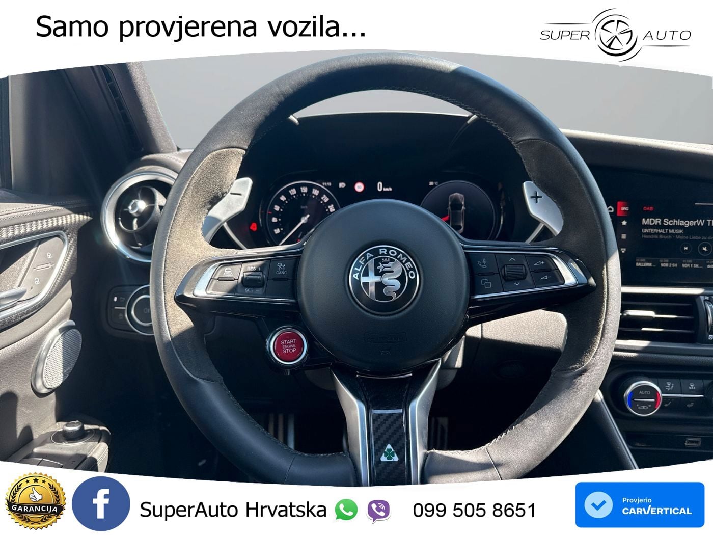 Alfa Romeo Giulia Quadrifoglio 2.9 V6 Bi-Turbo (520 KS) Automatic LED+GR SJED+ACC