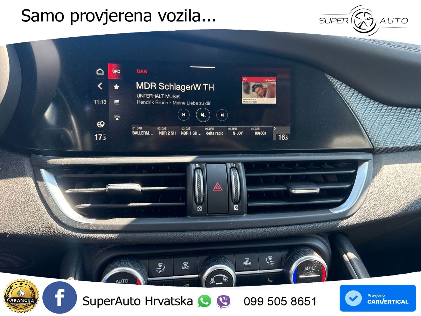 Alfa Romeo Giulia Quadrifoglio 2.9 V6 Bi-Turbo (520 KS) Automatic LED+GR SJED+ACC