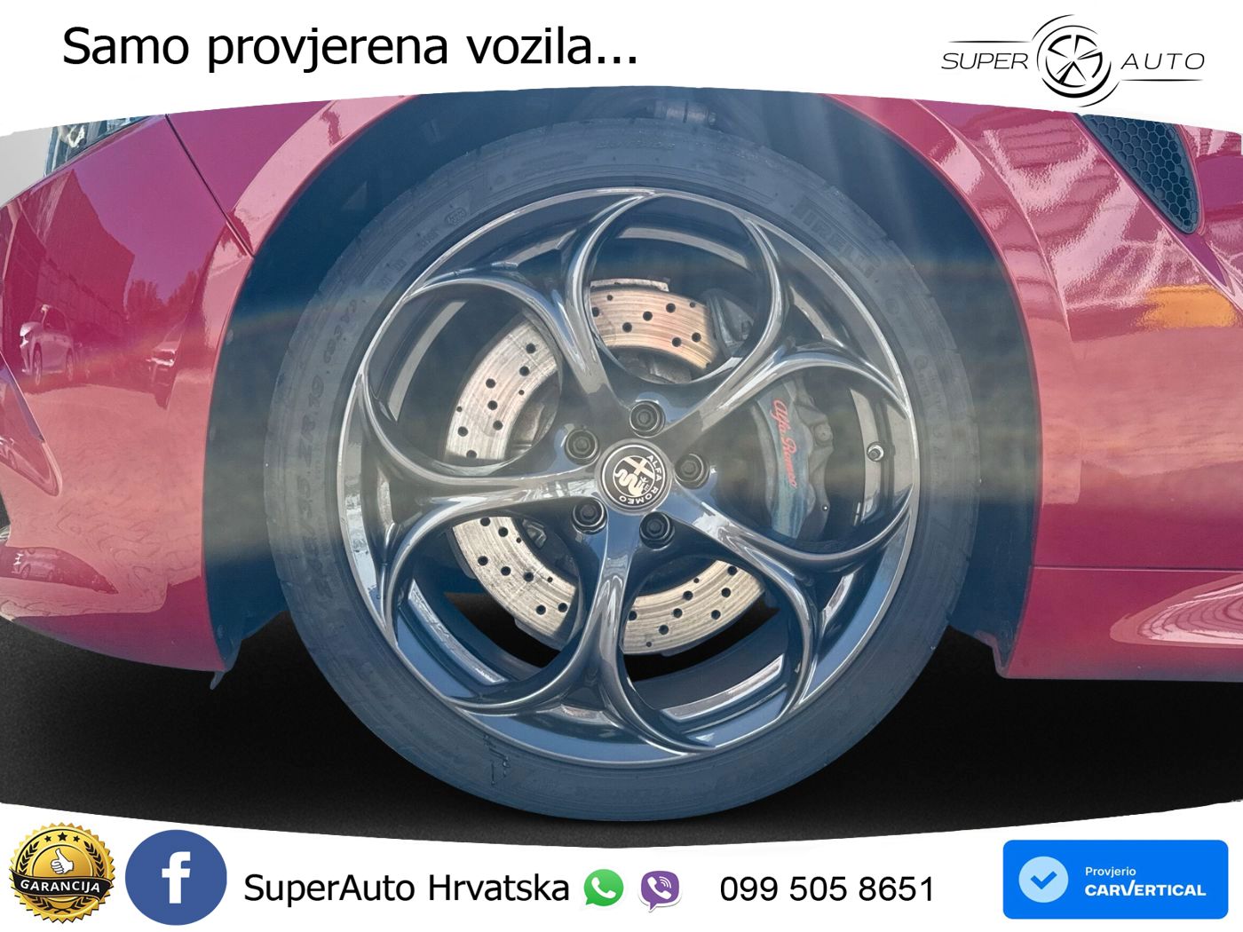 Alfa Romeo Giulia Quadrifoglio 2.9 V6 Bi-Turbo (520 KS) Automatic LED+GR SJED+ACC