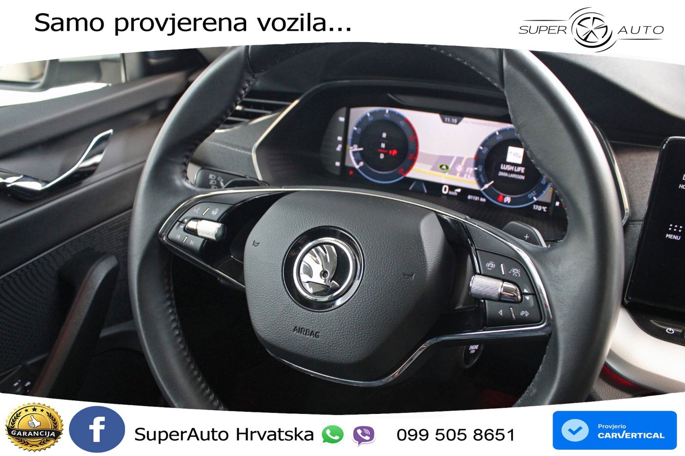 Škoda Octavia Combi 2.0 TDI (150 KS) DSG LED+GR SJED+ACC