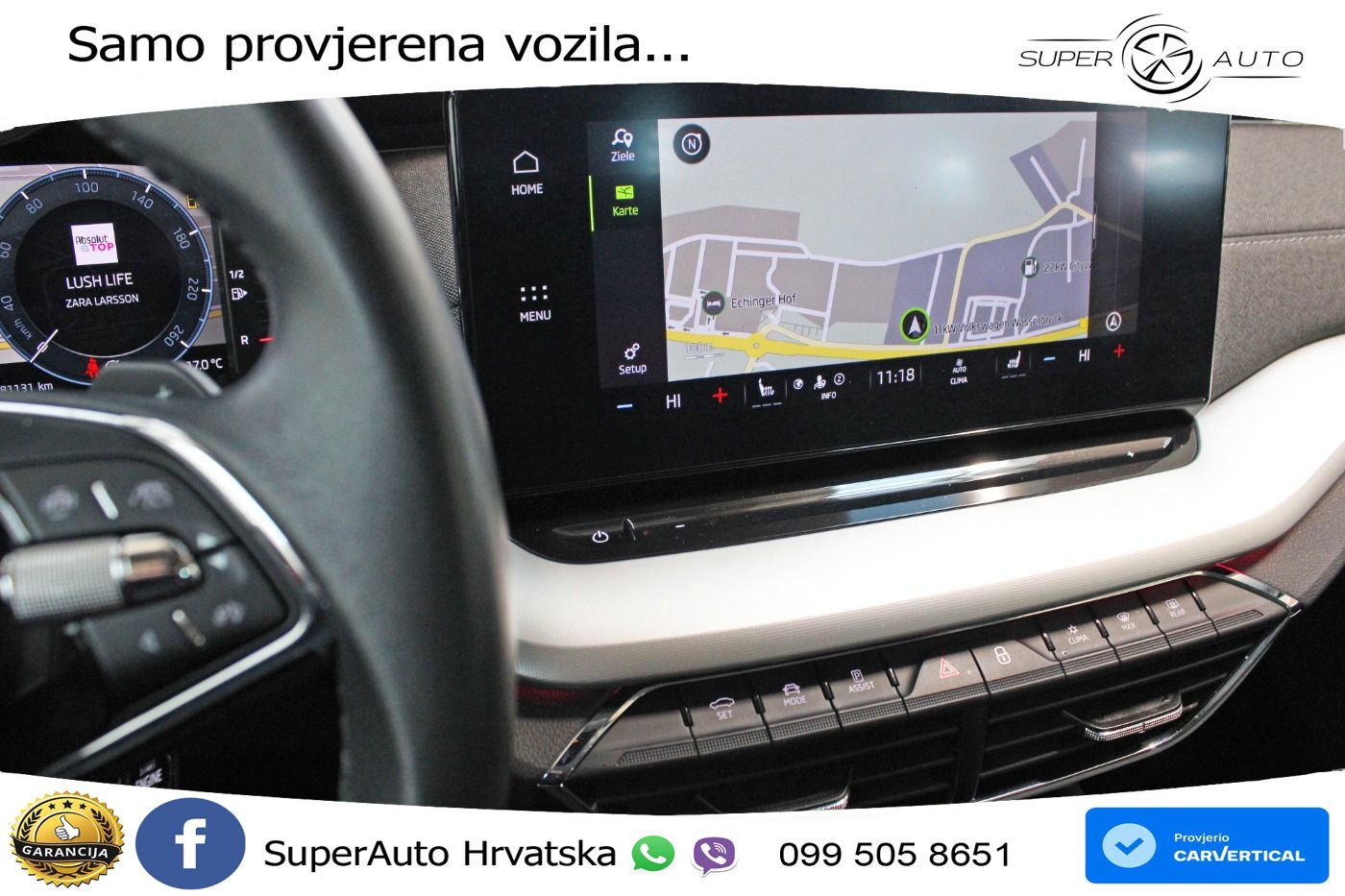 Škoda Octavia Combi 2.0 TDI (150 KS) DSG LED+GR SJED+ACC