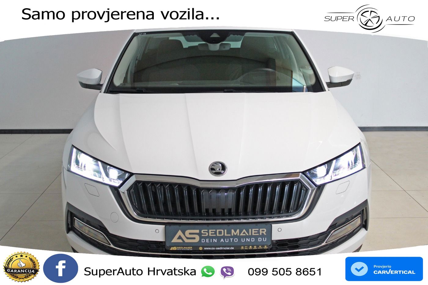 Škoda Octavia Combi 2.0 TDI (150 KS) DSG LED+GR SJED+ACC