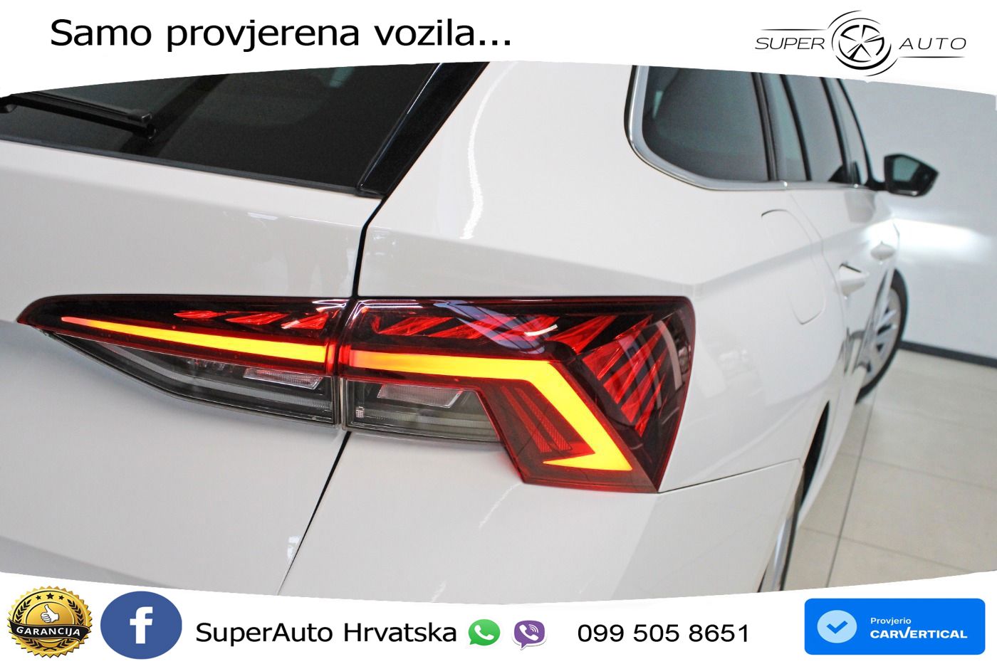Škoda Octavia Combi 2.0 TDI (150 KS) DSG LED+GR SJED+ACC