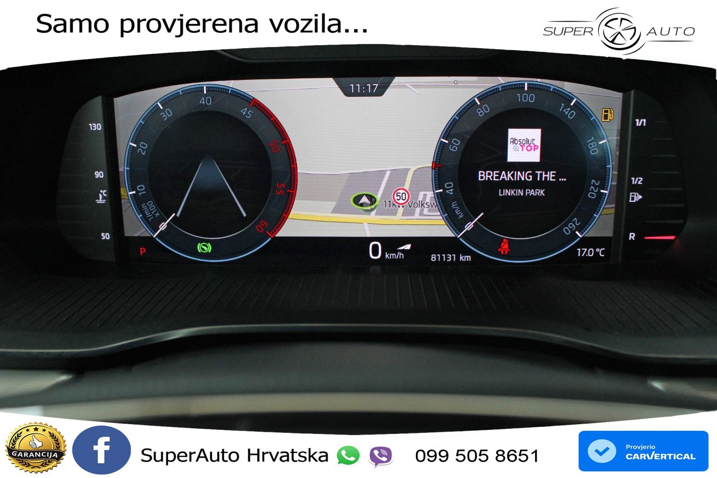 Škoda Octavia Combi 2.0 TDI (150 KS) DSG LED+GR SJED+ACC