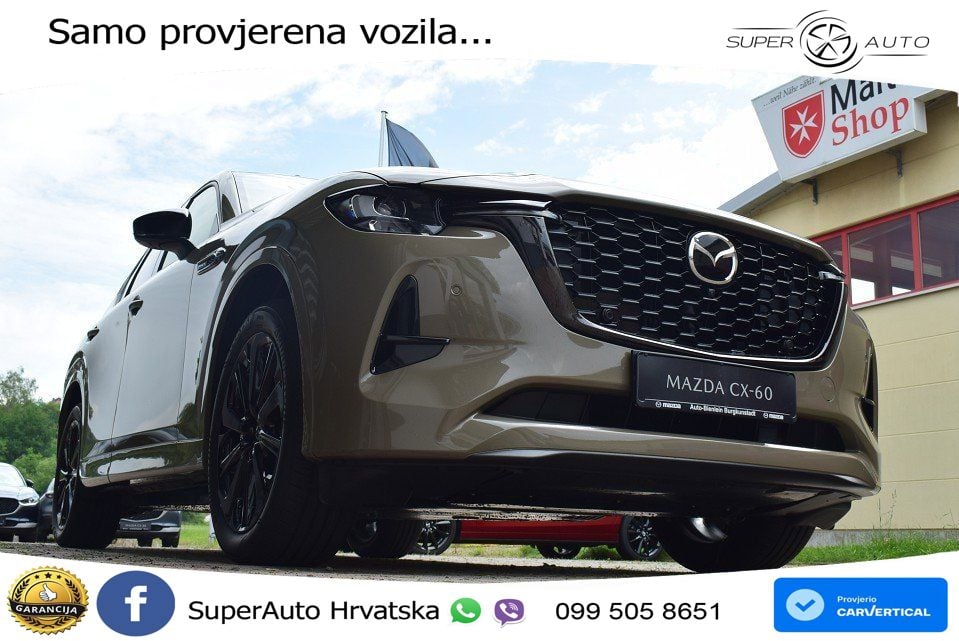 Mazda CX-60 2.5 e-Skyactiv (328 KS) AWD Automatic MATRIX+GR SJED+KAM