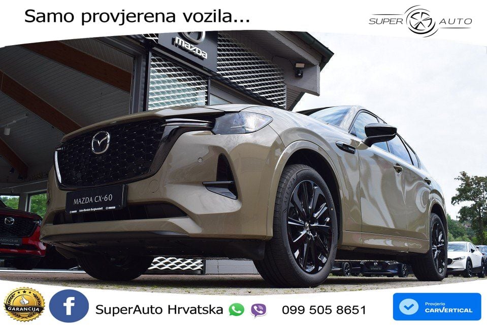 Mazda CX-60 2.5 e-Skyactiv (328 KS) AWD Automatic MATRIX+GR SJED+KAM