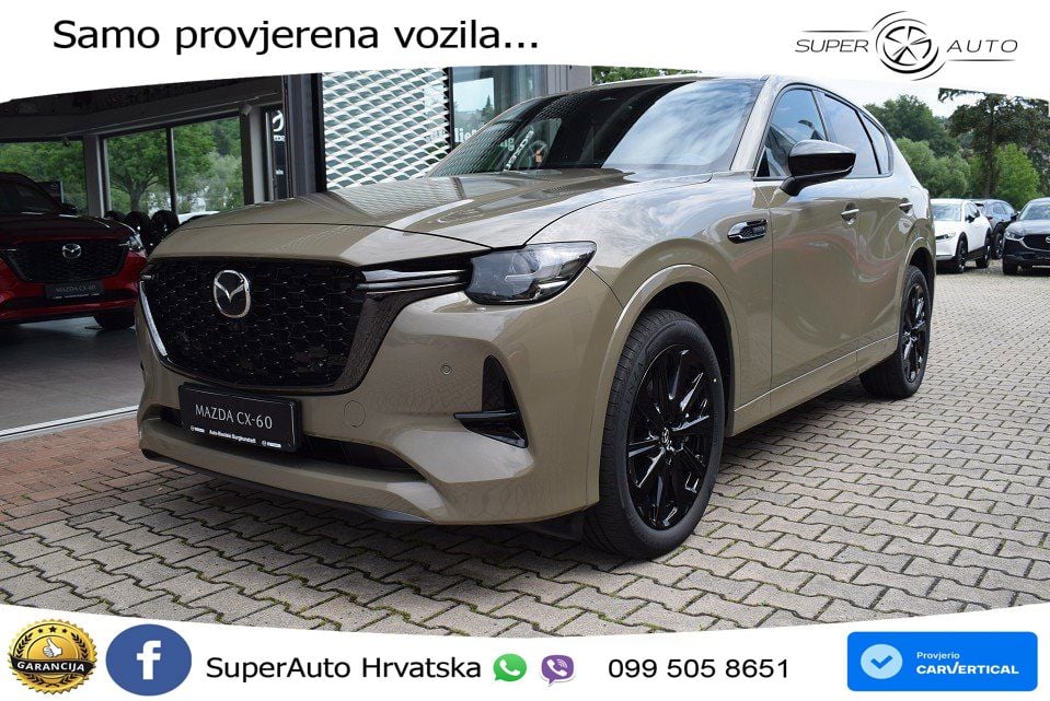 Mazda CX-60 2.5 e-Skyactiv (328 KS) AWD Automatic MATRIX+GR SJED+KAM