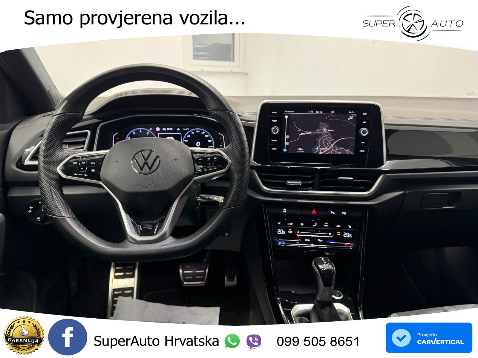 Volkswagen T-Roc 2.0 TSI (190 KS) 4M DSG R-Line LED+GR SJED+ACC
