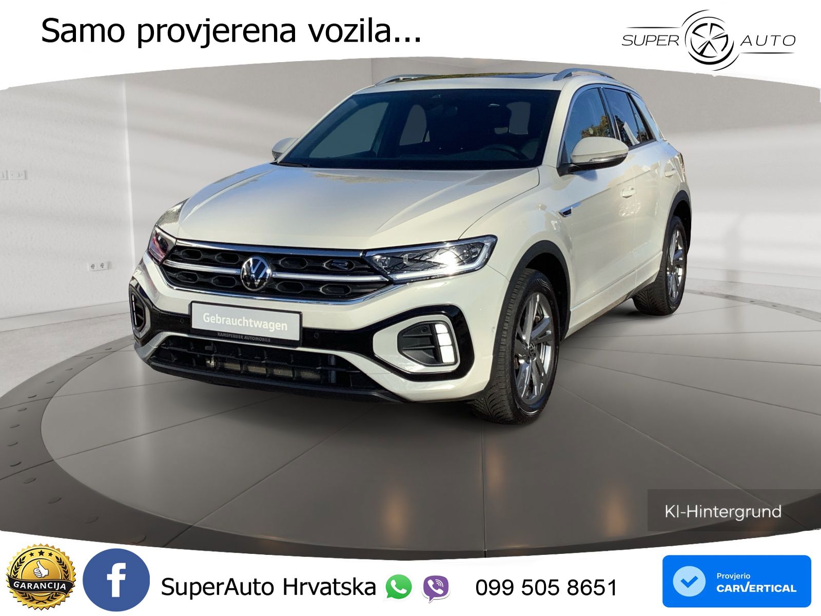 Volkswagen T-Roc 1.5 TSI (150 KS) DSG R-Line LED+GR SJED+ACC