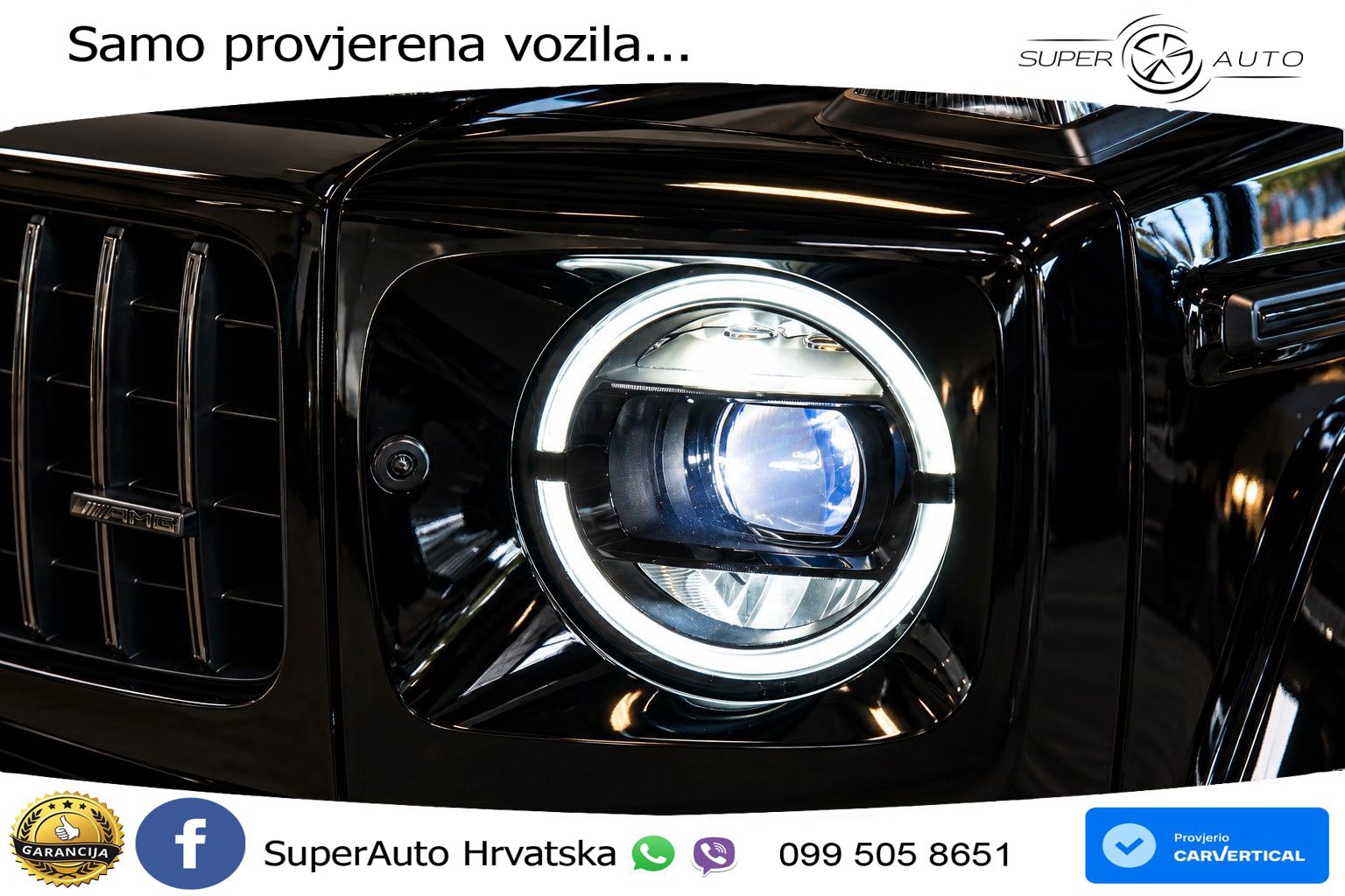 Mercedes AMG G 63 Long V8 (585 KS) 4MATIC 9G-TRONIC AMG SPEEDSHIFT TCT LED+GR SJED+ACC