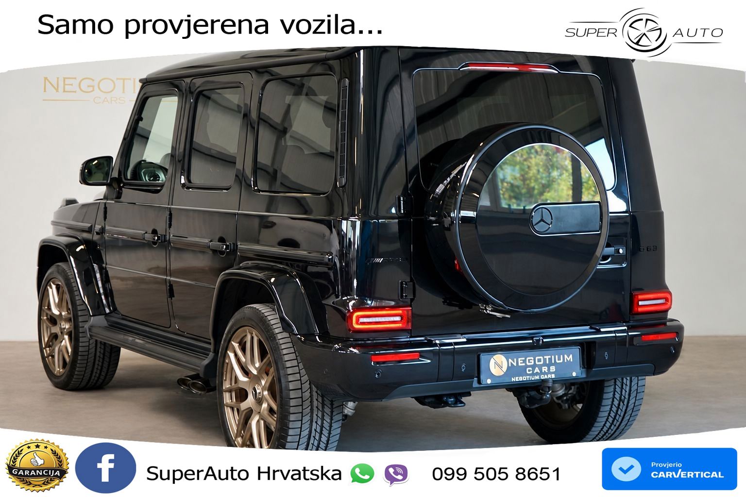 Mercedes AMG G 63 Long V8 (585 KS) 4MATIC 9G-TRONIC AMG SPEEDSHIFT TCT LED+GR SJED+ACC