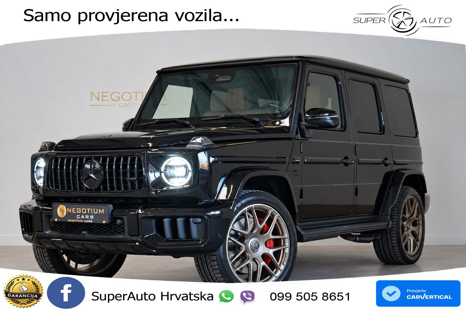 Mercedes AMG G 63 Long V8 (585 KS) 4MATIC 9G-TRONIC AMG SPEEDSHIFT TCT LED+GR SJED+ACC