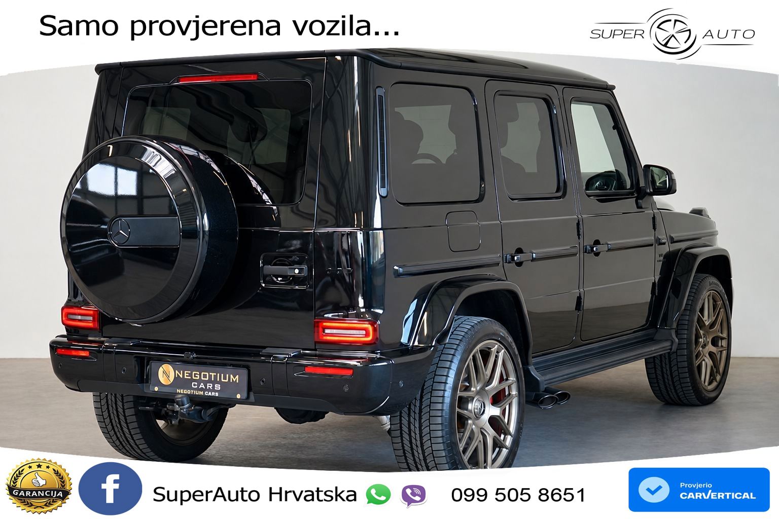 Mercedes AMG G 63 Long V8 (585 KS) 4MATIC 9G-TRONIC AMG SPEEDSHIFT TCT LED+GR SJED+ACC
