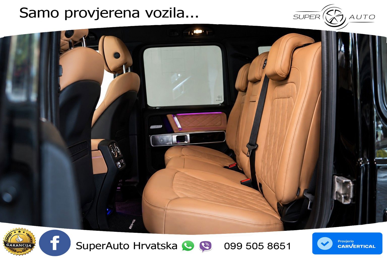 Mercedes AMG G 63 Long V8 (585 KS) 4MATIC 9G-TRONIC AMG SPEEDSHIFT TCT LED+GR SJED+ACC