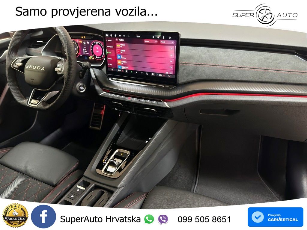 Škoda Octavia Combi RS 2.0 TSI (265 KS) DSG LED+GR SJED+ACC