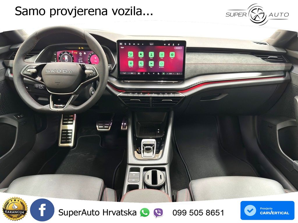 Škoda Octavia Combi RS 2.0 TSI (265 KS) DSG LED+GR SJED+ACC