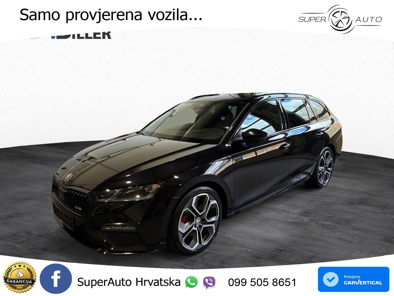 Škoda Octavia Combi RS 2.0 TDI (200 KS) 4x4 DSG LED+GR SJED+ACC