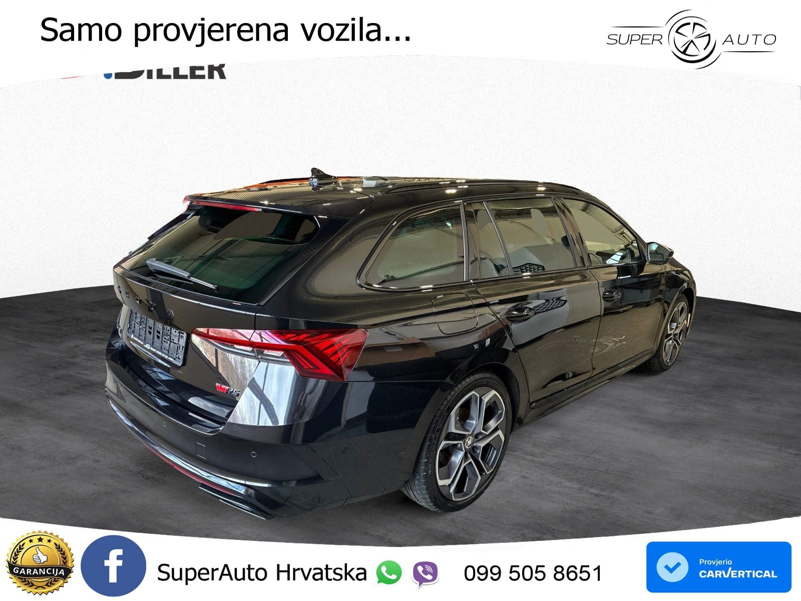 Škoda Octavia Combi RS 2.0 TDI (200 KS) 4x4 DSG LED+GR SJED+ACC
