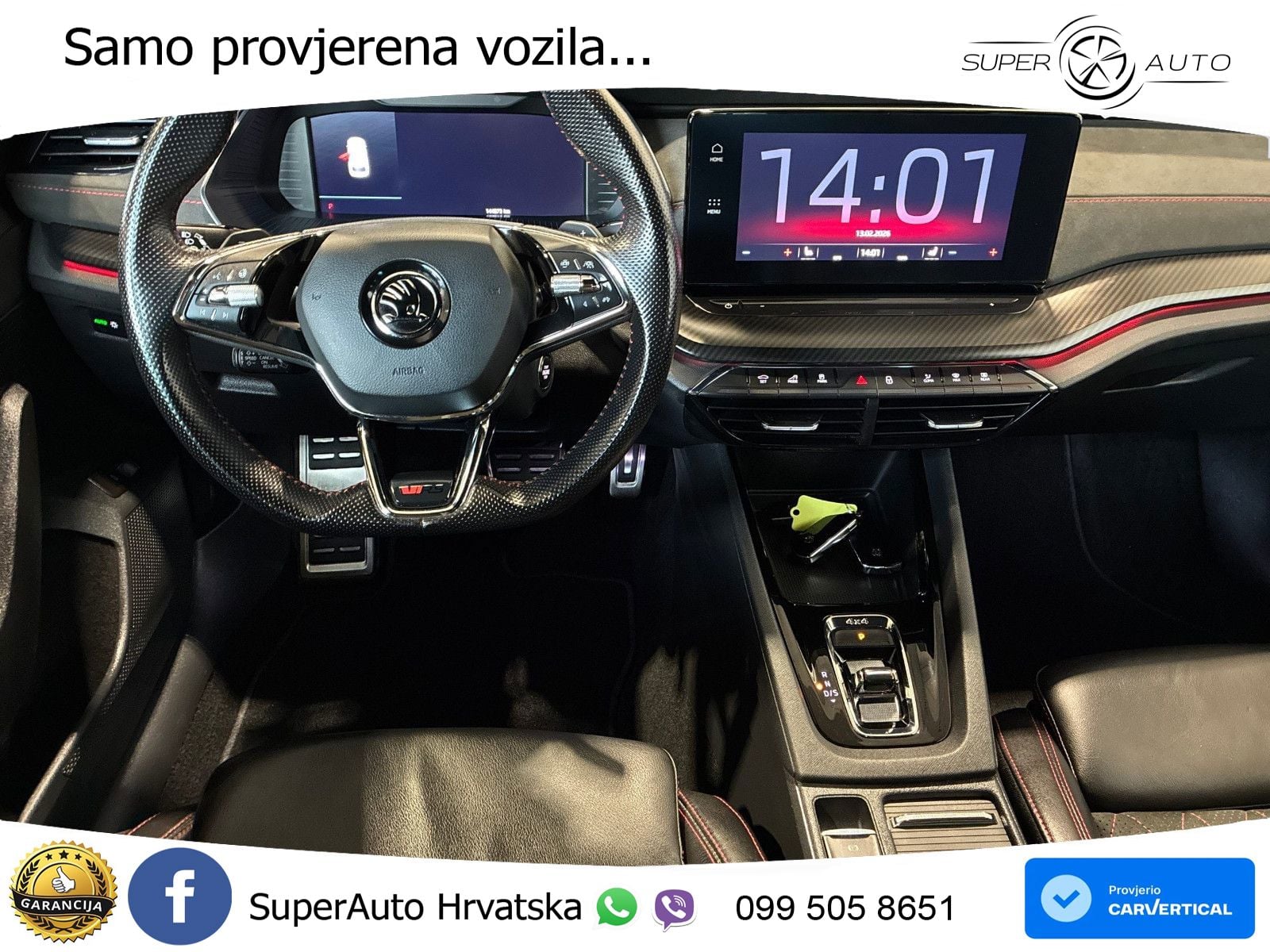 Škoda Octavia Combi RS 2.0 TDI (200 KS) 4x4 DSG LED+GR SJED+ACC