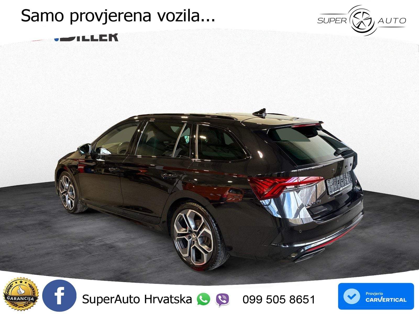 Škoda Octavia Combi RS 2.0 TDI (200 KS) 4x4 DSG LED+GR SJED+ACC