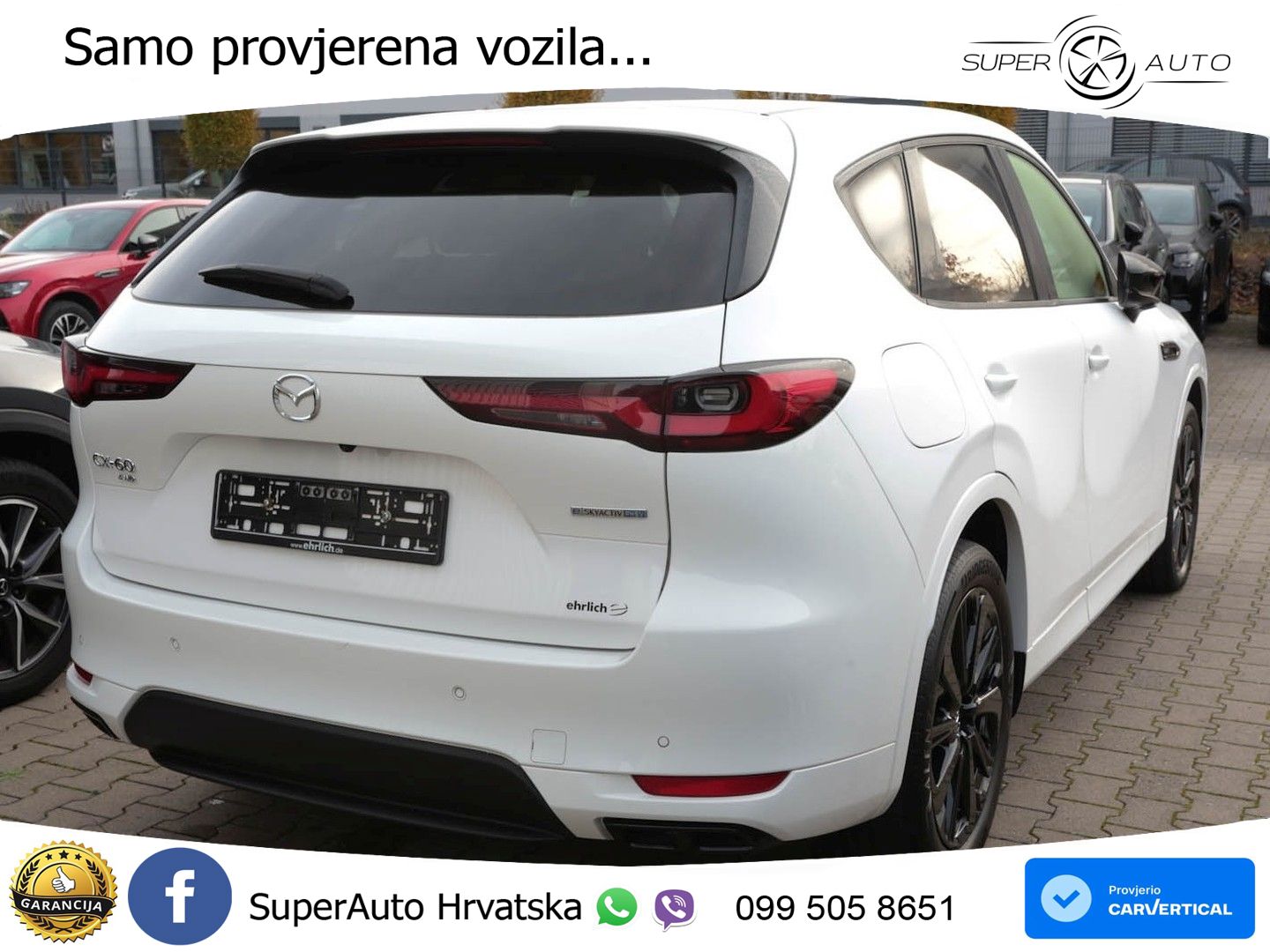 Mazda CX-60 2.5 e-Skyactiv (328 KS) AWD Automatic LED+GR SJED+ACC