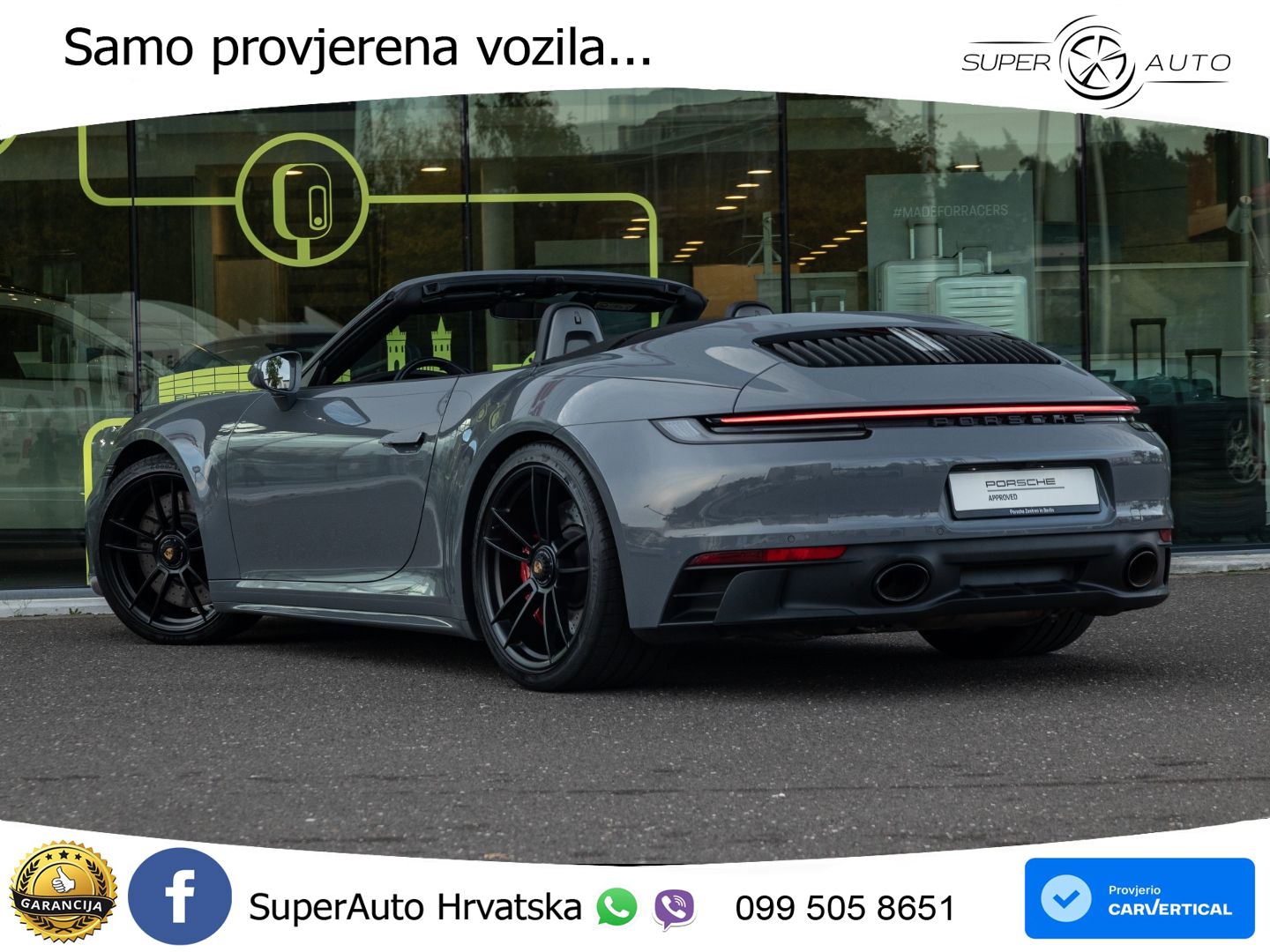 Porsche 911 Carrera GTS Cabriolet 3.0 (480 KS) PDK MATRIX+GR SJED+KAM