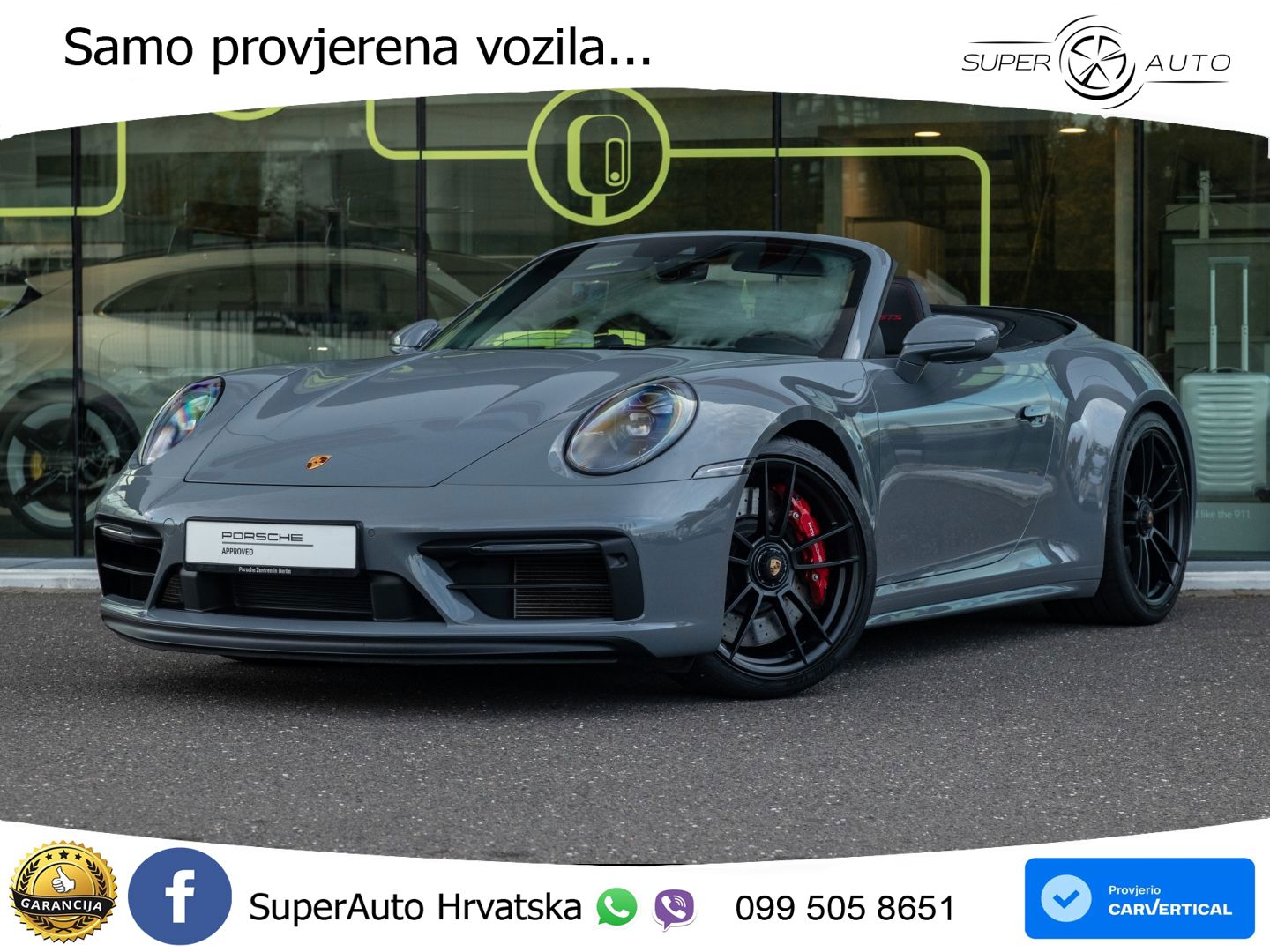 Porsche 911 Carrera GTS Cabriolet 3.0 (480 KS) PDK MATRIX+GR SJED+KAM