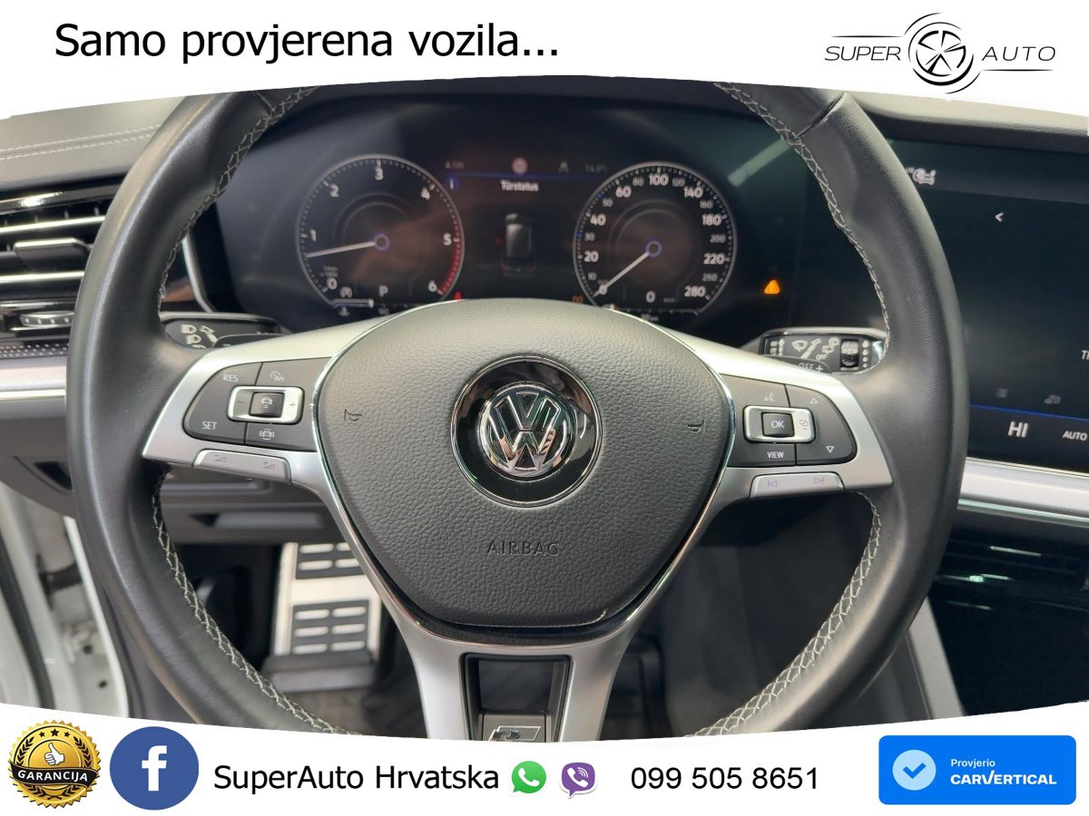 Volkswagen Touareg 3.0 V6 TDI (286 KS) 4MOTION Tiptronic R-Line ZRAČNI+ACC+GR SJED+KAM+PANO