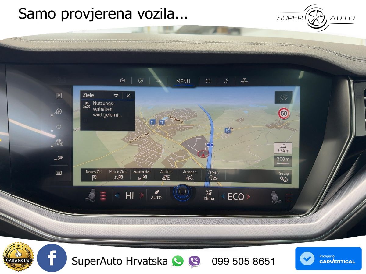 Volkswagen Touareg 3.0 V6 TDI (286 KS) 4MOTION Tiptronic R-Line ZRAČNI+ACC+GR SJED+KAM+PANO