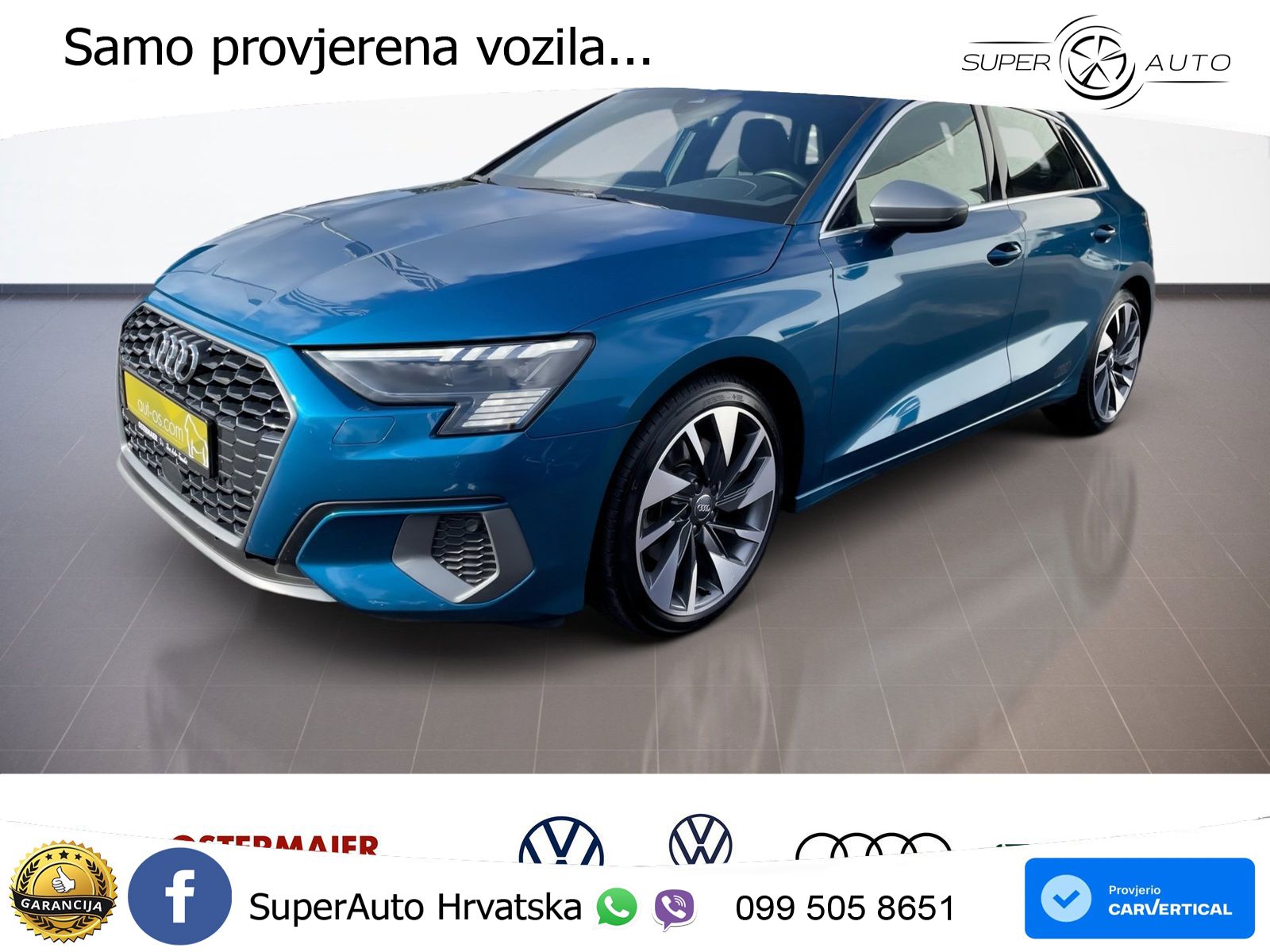 Audi A3 35 TFSI (150 KS) LED+GR SJED+ACC