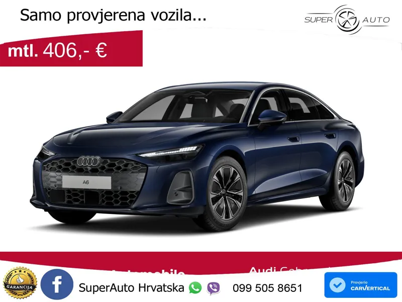 Audi A6 2.0 TDI (204 KS) S tronic LED+GR SJED+ACC