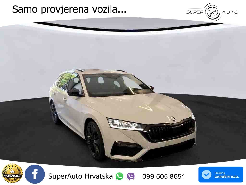 Škoda Octavia Combi RS 2.0 TDI (200 KS) DSG LED+GR SJED+ACC